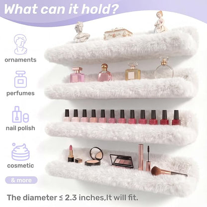 Care&More YJ 15 Inch Nail Polish Shelves, Sunglasses, Essential Oils, Plush - Image 5