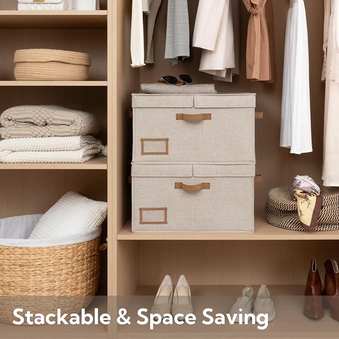 StorageWorks Large Clothes Storage Bins, Fabric Boxes - Image 5