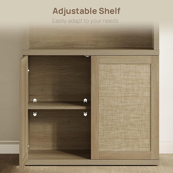 SICOTAS 70.5" Tall Bookshelf - Image 5