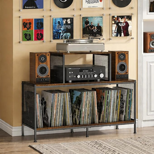 Sonyabecca Spacious Vintage Record Player Table by Sonyabecca