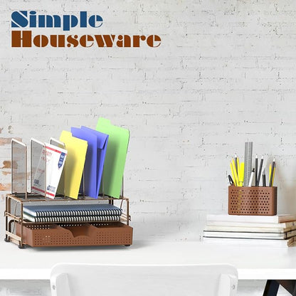Simple Houseware Desk File Organizer - Image 6