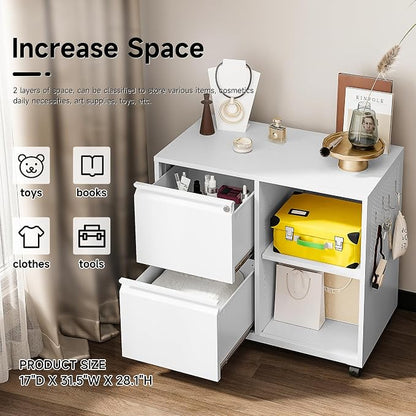 SISESOL 2 Drawer File Cabinet - Image 5