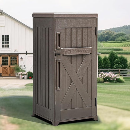 YITAHOME 60-Gallon Secure Package Delivery and Storage Box, Double-Wall Resin by YITAHOME