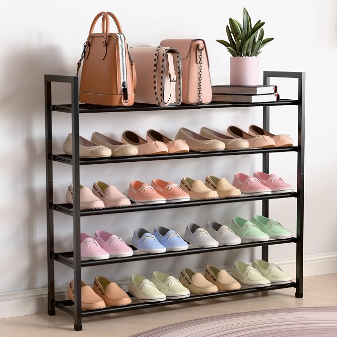 Bumusty 5-Tier Expandable Shoe Rack - Image 7