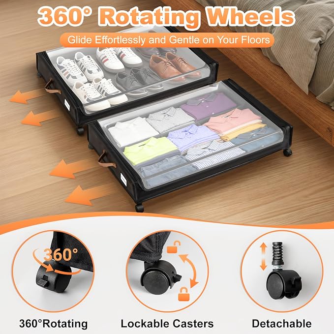 80L Larger Under Bed Storage - Image 5
