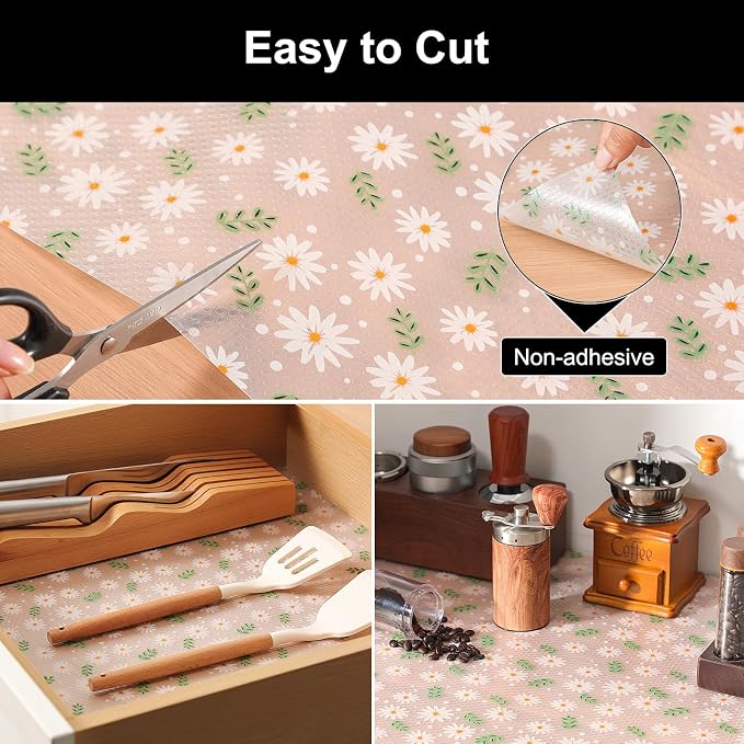 Cooyes Shelf Liner – Premium Non-Adhesive Cabinet & Drawer Liner - Image 6