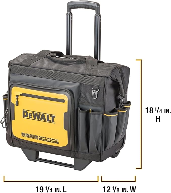 DEWALT 18 Inch Rolling Tool Storage Bag - Image 2