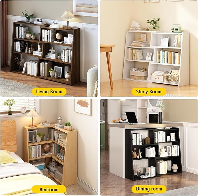 IOTXY Wooden Extendable Shelf Bookcase - Image 6