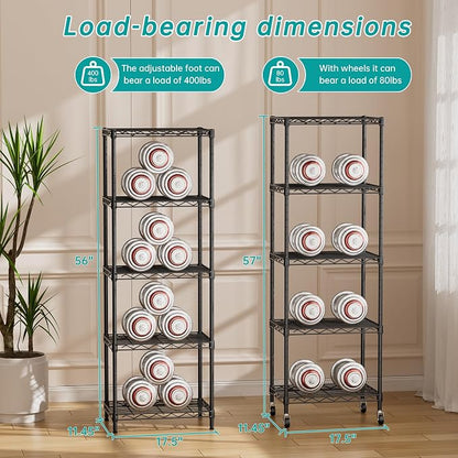 SINGAYE Shelf Closet Wire Shelving：Adjustable Metal Unit - Image 6