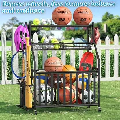 Garage Sports Equipment Organizer, Sports Ball Organizer - Image 5