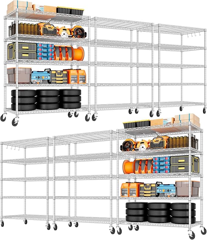 PrimeZone 5 Tier 48" Wx24''Dx81''H Wire Shelving by PrimeZone