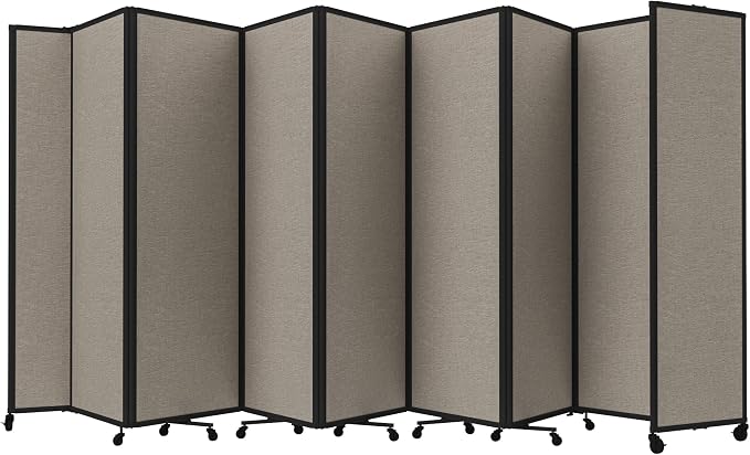 Versare Room Divider 360 Portable Wall Partition | Folding Panels | Large by VERSARE