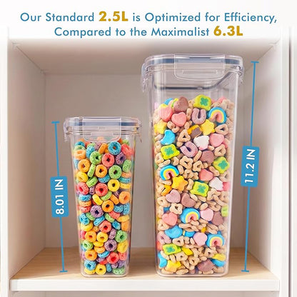 Shazo 2 Pack Small Airtight Cereal Containers Storage - Image 4