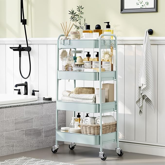 TOOLF 4-Tier Rolling Cart - Image 7