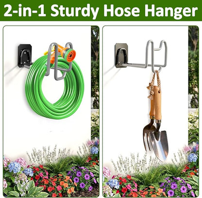 Garden Hose Holder with Hook - Image 3