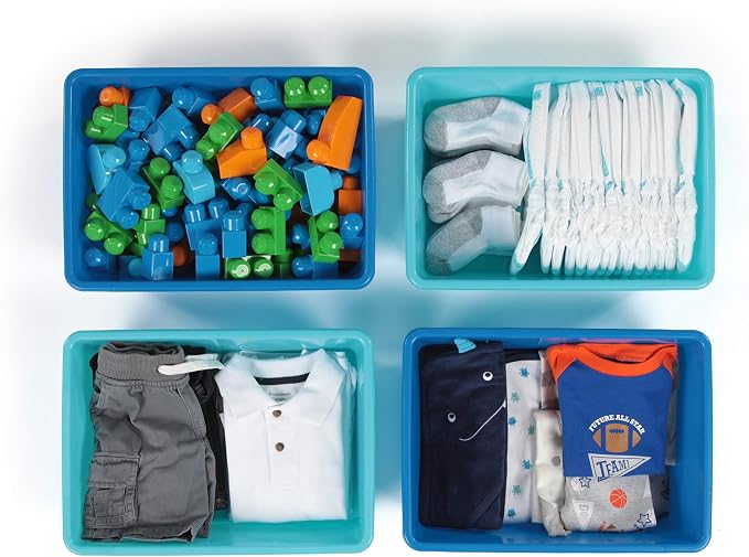 Humble Crew Large Plastic Storage Bins - Image 5