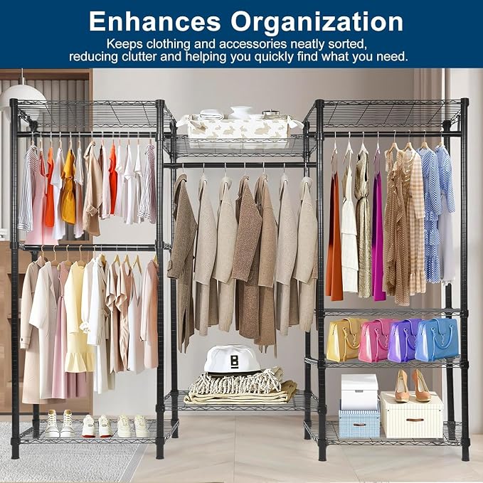 Whitmor Modern Industrial Wardrobe - Image 7