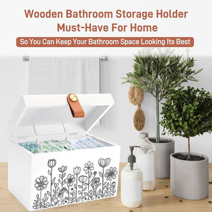 100% Solid Wood Tampon Holder Box - Image 8