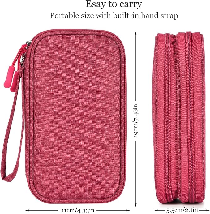 CAOODKDK Electronic Organizer Travel Cable Accessories Bag, Electronic - Image 2