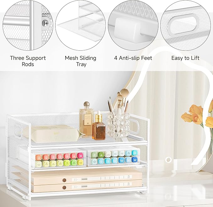 Subekyu 3 Tier Letter Tray Paper Organizer - Image 6