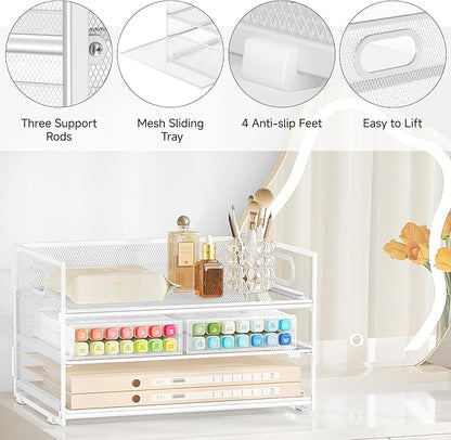Subekyu 3 Tier Letter Tray Paper Organizer - Image 6