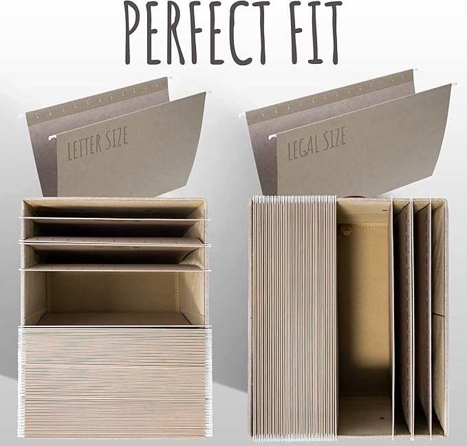 Decorative File Organizer Box Set of 2 - Image 5