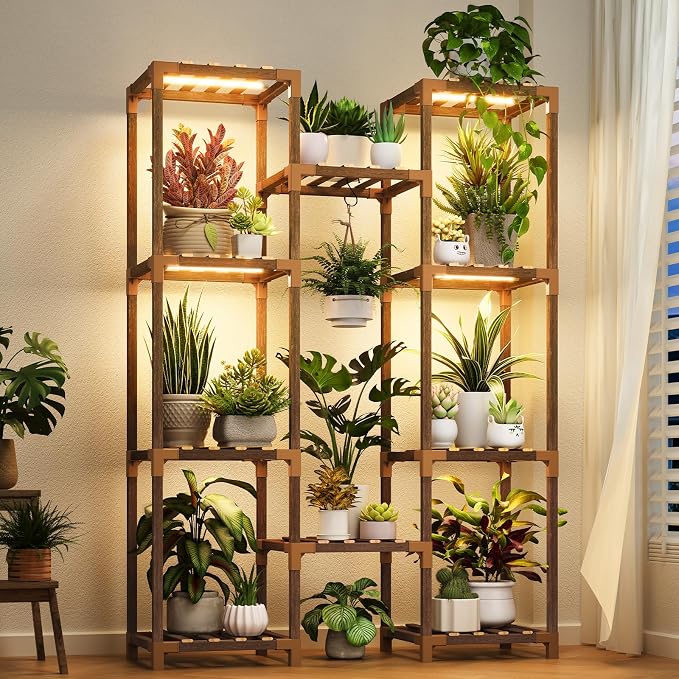 Uneedem Plant Stand with Grow Light by Uneedem