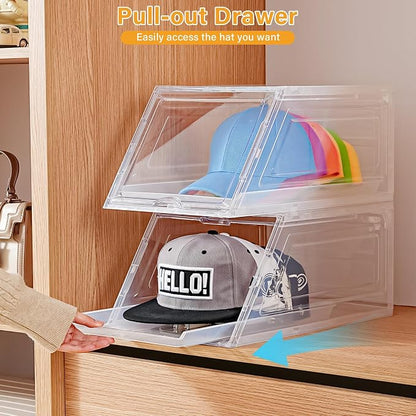 Amllas 2 Pack Stackable Hat Organizer - Image 2