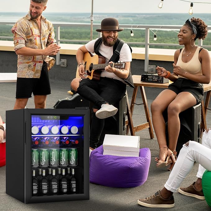 Compact 95 Can/2.6Cu.Ft Mini Fridge - Image 6