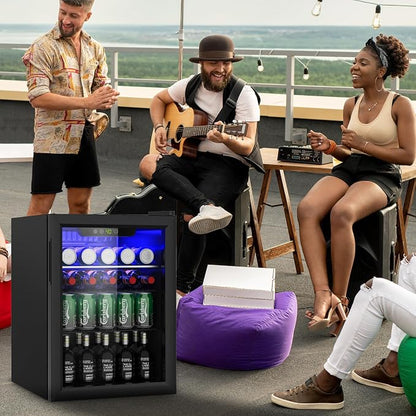 Compact 95 Can/2.6Cu.Ft Mini Fridge - Image 6