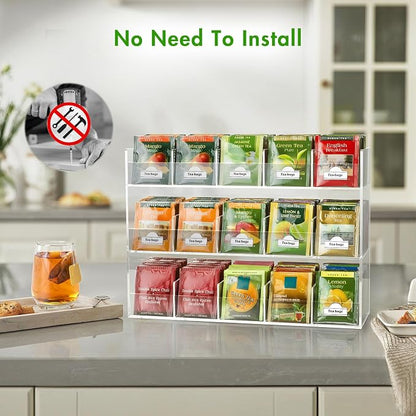 BEYGORM Acrylic Tea Bag Organizer - Image 3