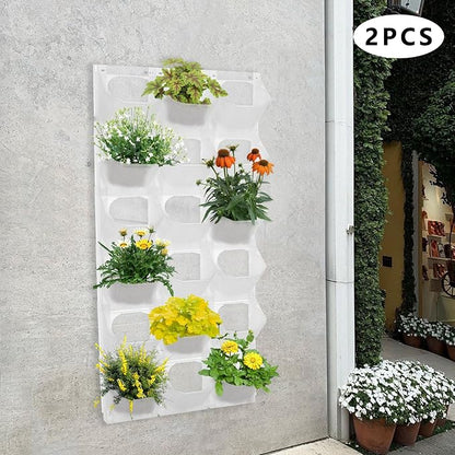 36-Pot Vertical Wall Planter, Modular Stackable Garden - Image 6