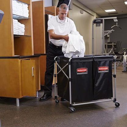 Rubbermaid Commercial Products Collapsible X Cart, Steel Industrial - Image 9