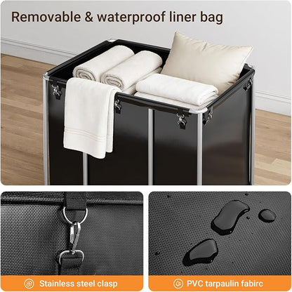 ELYKEN Commercial Laundry Cart - Image 6