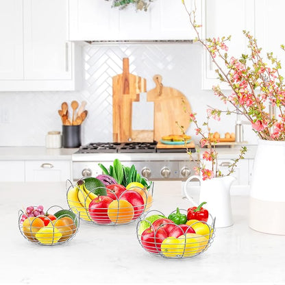 Simple Houseware Modern 3-Tier Hanging Fruit Basket - Image 5