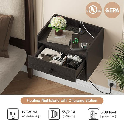 Floating Nightstand Set of 2 - Image 4