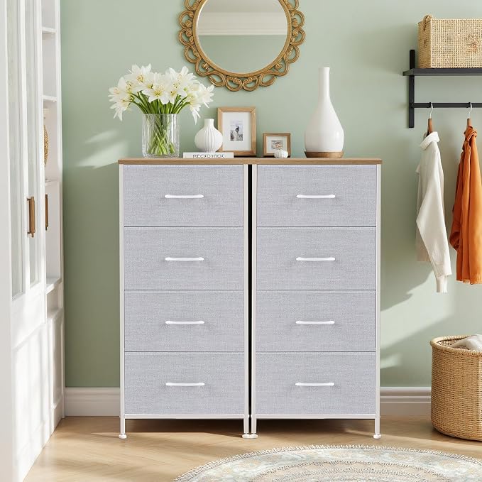 4 Drawers Dresser for Bedroom Fabric Storage Tower - Image 2