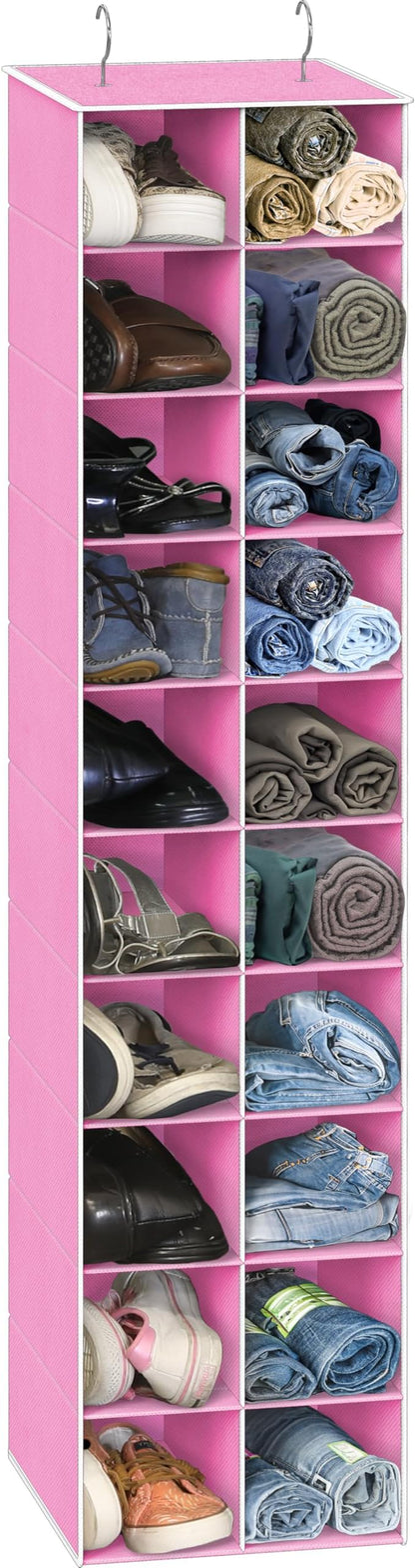 Simple Houseware 20 Section Shelves Hanging Shoes Organizer Holder by SimpleHouseware