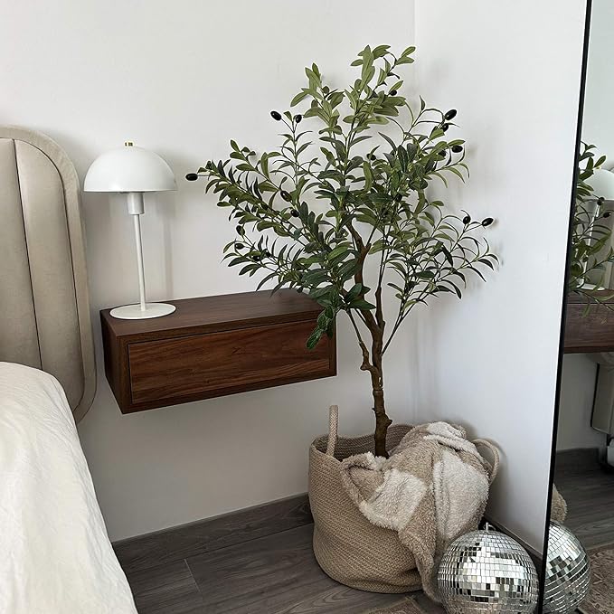 Mobili Fiver, Riccardo Floating nightstand, 17.7" x 9.8" x 6.1 ", - Image 2