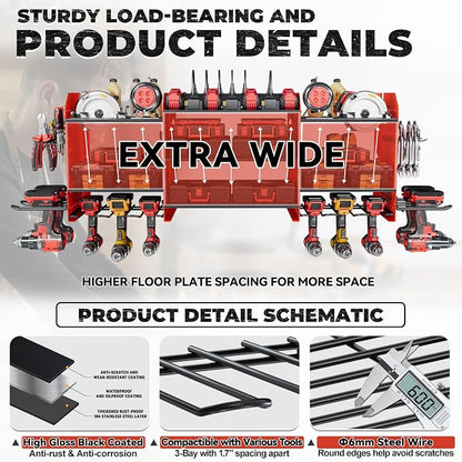 Upgrade Large Power Tool Organizer Wall Mount - Image 4