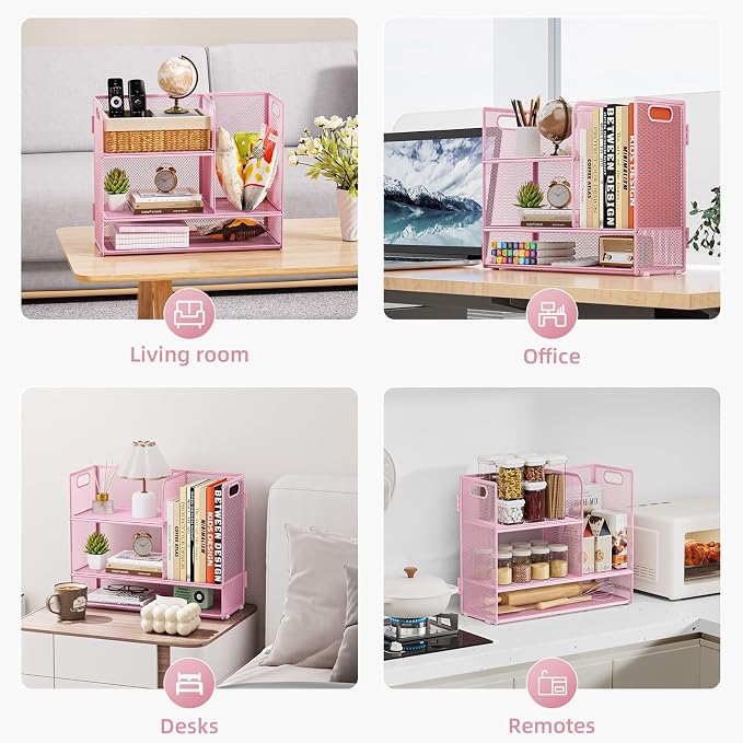 Marbrasse 3-Tier Desk Shelf Organizer - Image 7