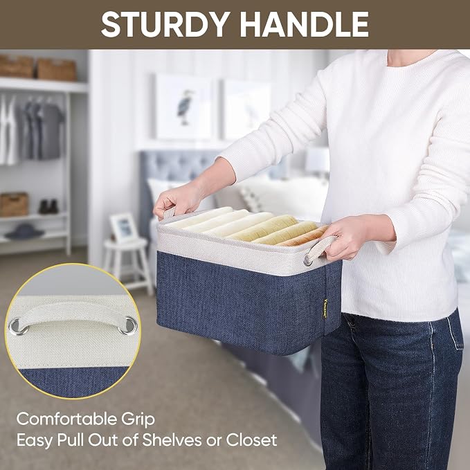 BALEINE 1 Pack Fabric Storage Bins - Image 9