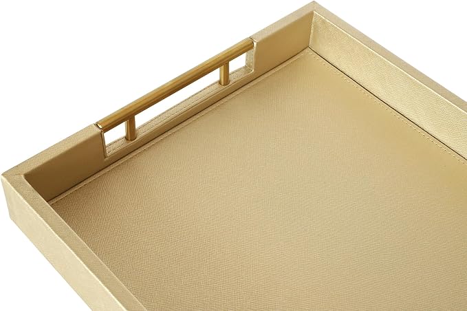 HofferRuffer Faux Leather Serving Tray - Image 7