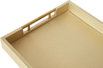 HofferRuffer Faux Leather Serving Tray - Image 7