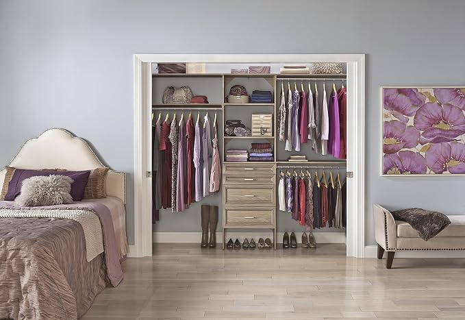 ClosetMaid SuiteSymphony Wood Closet Organizer Starter Kit - Image 11