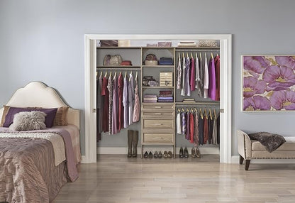 ClosetMaid SuiteSymphony Wood Closet Organizer Starter Kit - Image 11