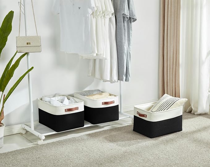 DECOMOMO Storage Bins Fabric Storage Baskets - Image 6