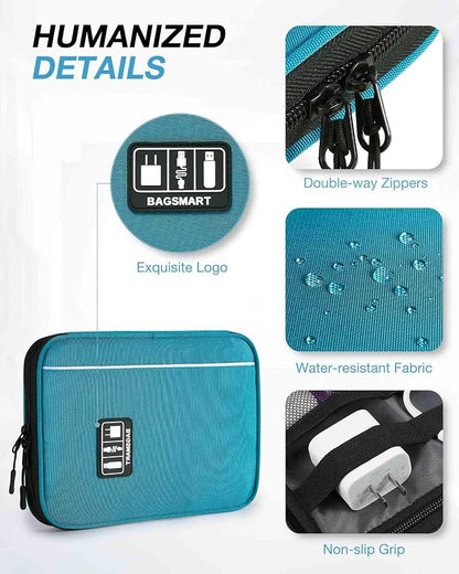 BAGSMART Large Electronics Organizer Travel Case - Image 4