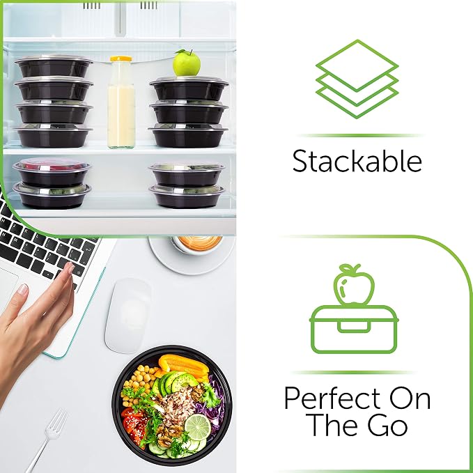 PrepNaturals Reusable Plastic Containers - Image 5