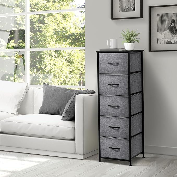Sorbus Nightstand with 5 Drawers - Image 6